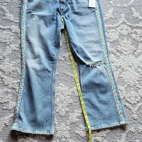 Citizens of Humanity Demy Flare Floral Stripe New 30 - Picture 11 of 16